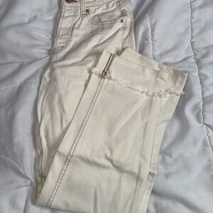 Cream Women High-Rise Jeans